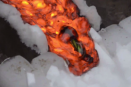 Here's how to cook a steak with lava