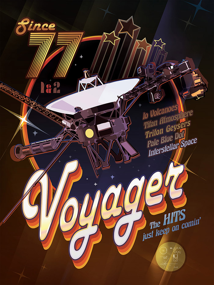 nasa voyager poster