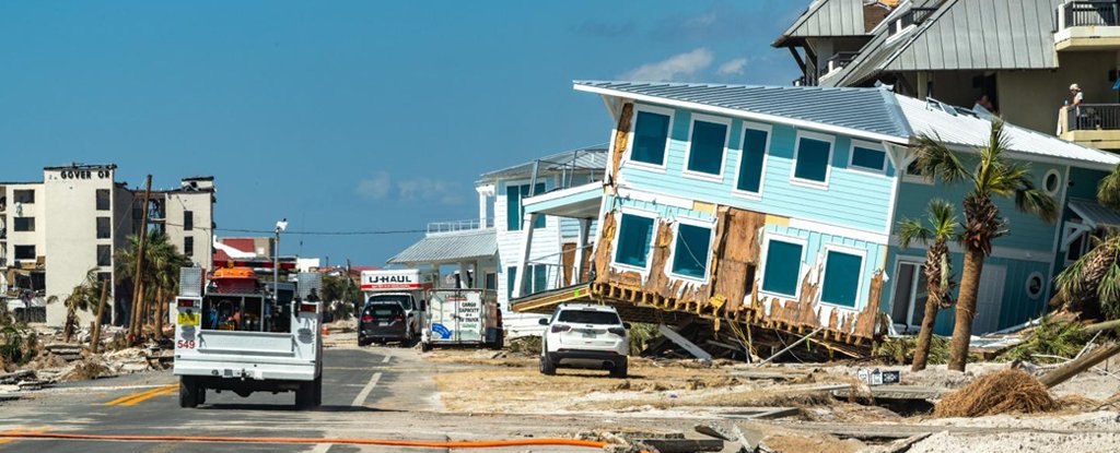 Aftermath of Hurricane Michael. 