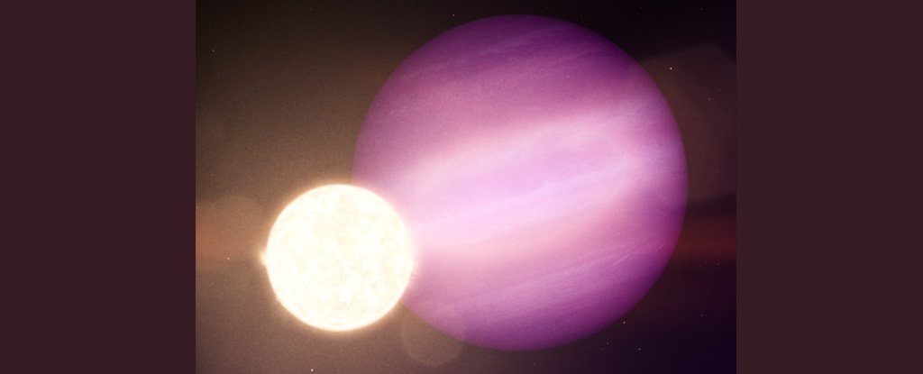 Illustration of WD 1856 b and its host star. 