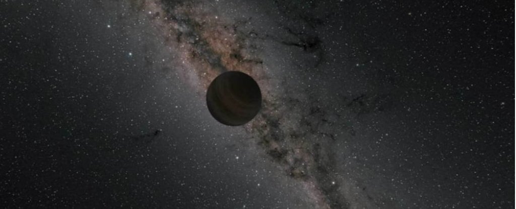 Artist’s impression of a rogue planet. 