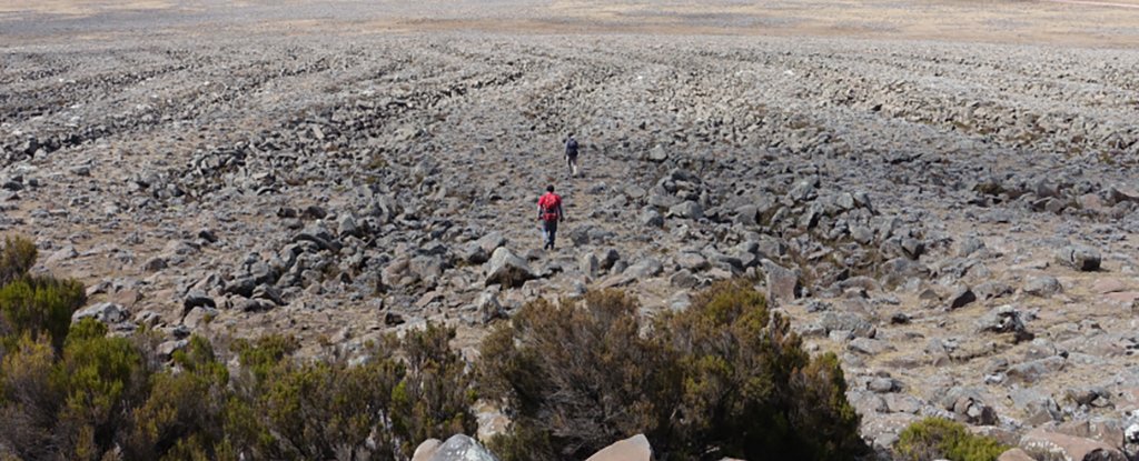 Giant stone ‘Tiger Stripes’ eaten over Ethiopia represents an ancient mystery