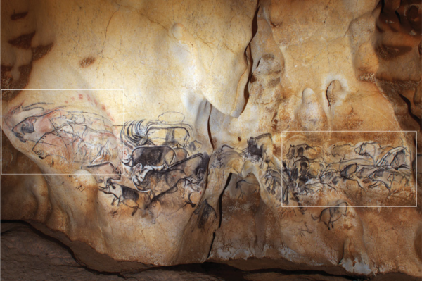 The World S Oldest Animations Stretch All The Way Back To Cave Times   Grand Panneau Of The Salle Du Fond Chauvet Cave 600x399 