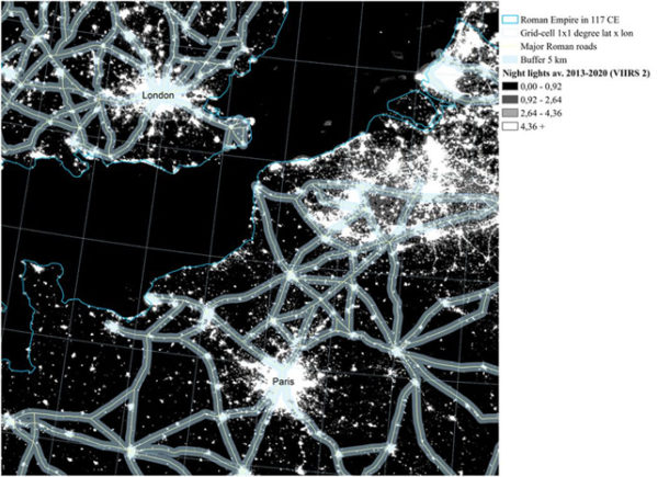 Ancient Roman Roads Still Have A Mysterious Effect Even When They   RoadMap 600x435 