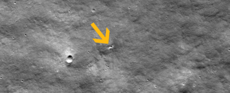 Nasa Spots A New Moon Crater Likely The Gravesite Of Russia S Crashed Lunar Probe Sciencealert