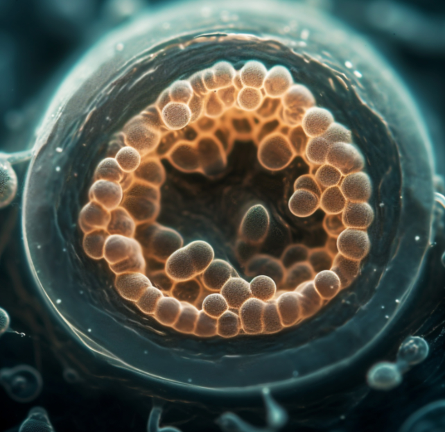 embryo as a blastocyst