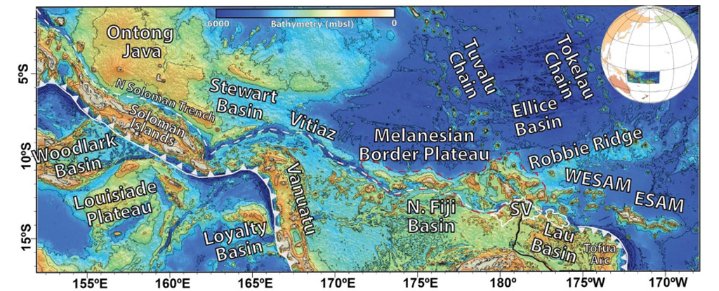 Обширна вулканична суперструктура, открита в Тихия океан: ScienceAlert