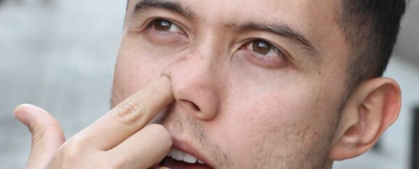 Scientists Reveal How Nose Picking Could Increase Risk Of Alzheimer S   PickingNoseCloseUpMan 600x243 