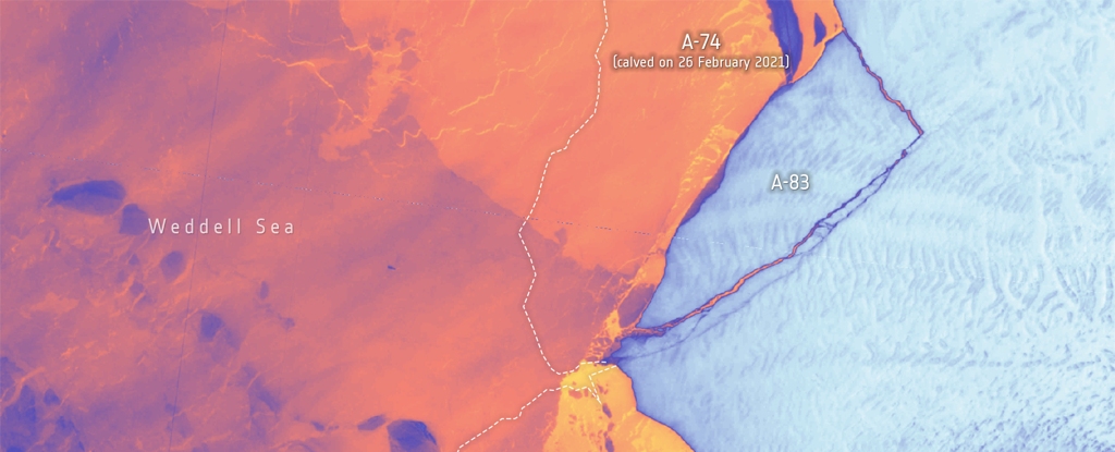 Gigantic Iceberg in Antarctica Tears Loose in Major Calving Event : ScienceAlert