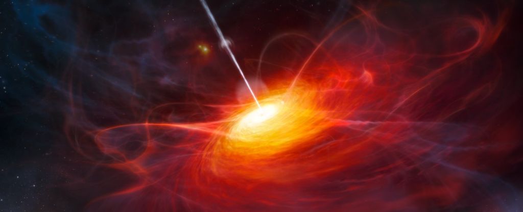This Mysterious Black Hole at the Dawn of Time Weighs a Billion Suns: ScienceAlert
