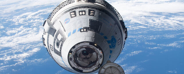 starliner capsule in space
