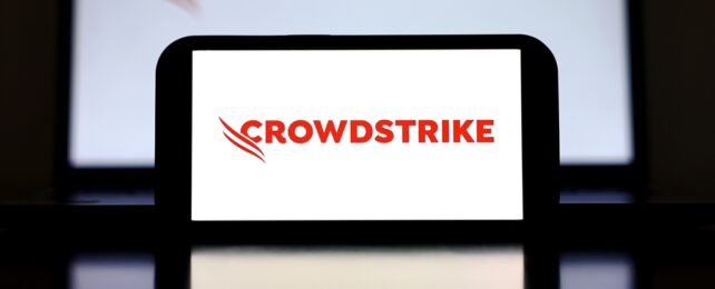 Crowdstrike Logo On Phone