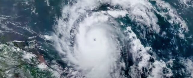 Hurricane Beryl From Satellite
