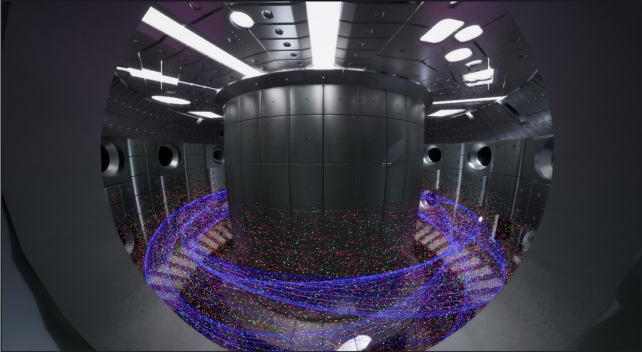Shocking 3-D Visualization of Nuclear Fusion Takes You Inside of a Tokamak