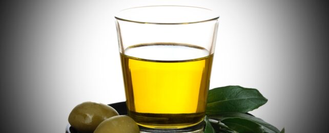 Olive Oil In Glass