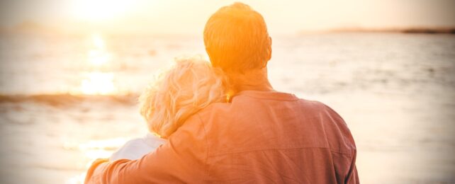 Senior Couple On Beach