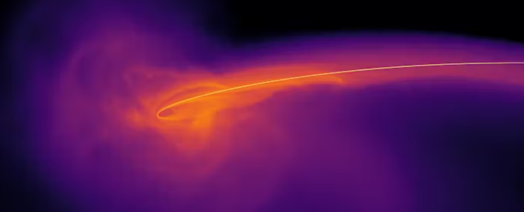 Watch a Black Hole Tear a Star to Shreds in Insane New Simulations : ScienceAlert