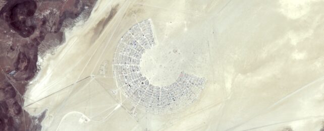 Burning Man From Space