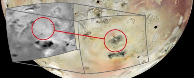 Massive New Volcano Discovered Erupting on Jupiter's Moon Io