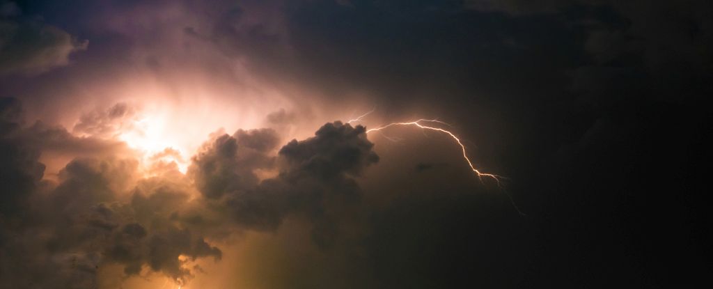 The electrical effects of a thunderstorm are not confined just to high up in the atmosphere. Close to the ground, Earth's atmosphere hums with intense