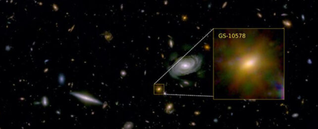 JWST Confirms Distant Galaxy Was Murdered by a Black Hole