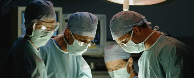 surgeons operating