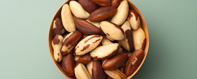 Brazil nuts in a bowl