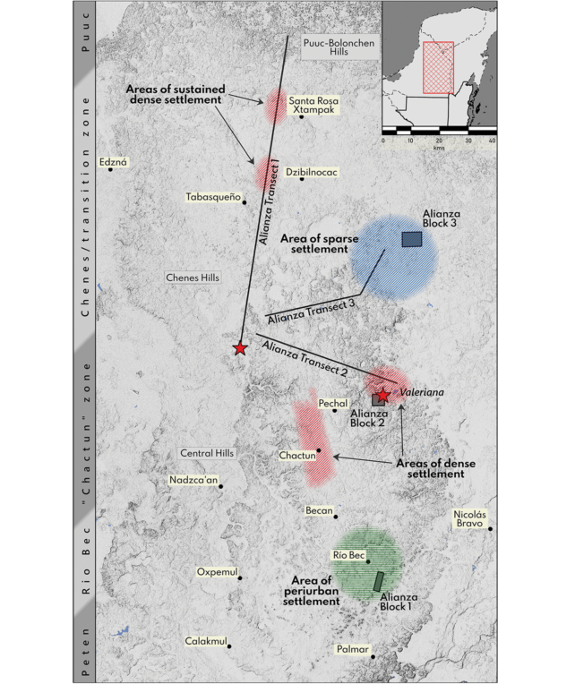 Settlement Map of Maya