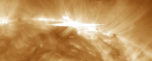 Solar Flare On Sun