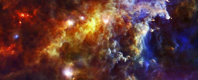 coloured image of taurus nebula