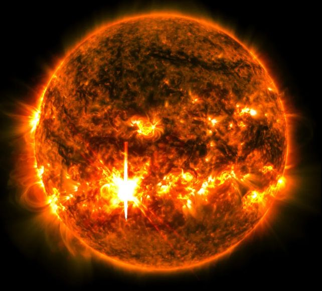 The Sun Unleashed a Huge Solar Flare at Earth, And We're on Aurora