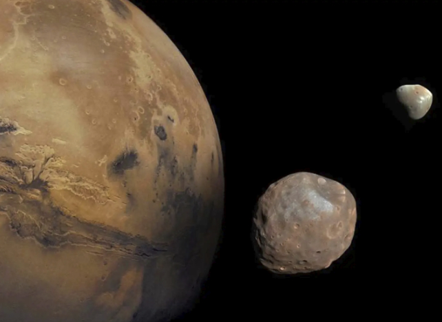 mars and its moons