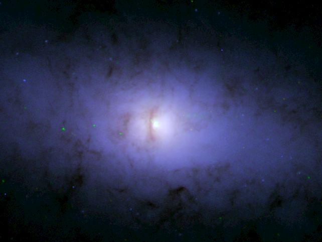 A Galactic Supermassive Black Hole Has Been Found Tipped Over on Its Side