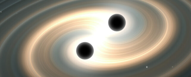 orbiting black holes