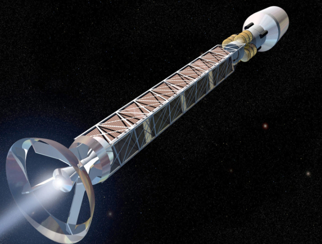 antimatter drive on a space vessel