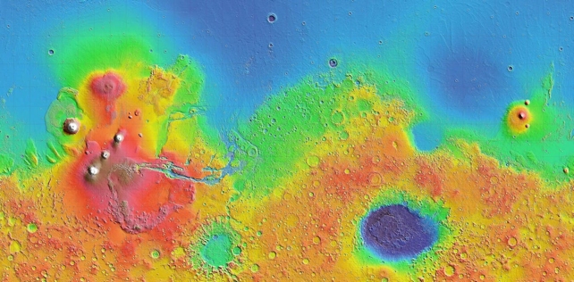 Image of mars terrain