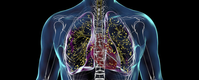 Infected lungs