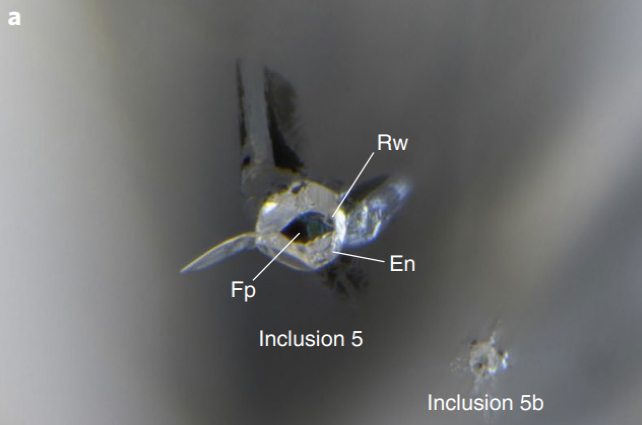 diamond inclusion