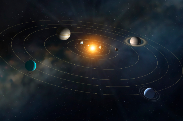 solar system diagram