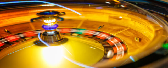 roulette wheel spinning