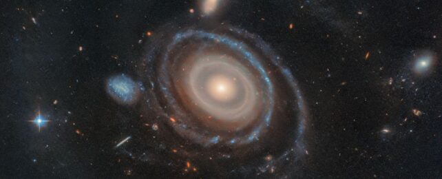 Hubble Reveals Cosmic Bullet That Gave The Bullseye Galaxy Its Record-Breaking Rings