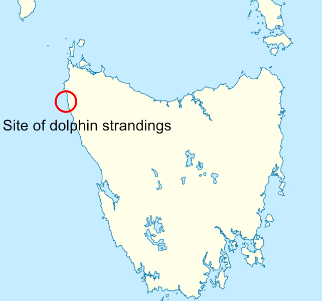 map of tasmania