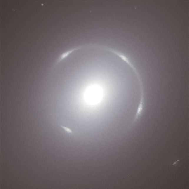 Spectacularly Rare, Perfect Einstein Ring Discovered Right in Our Cosmic Backyard