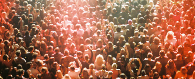 Concert crowd