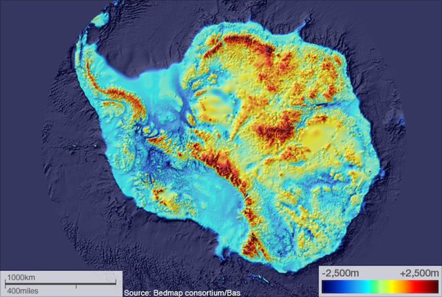 New Map Shows What Antarctica Would Look Like, Denuded of Its Ice