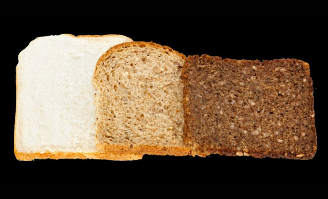 white whole grain and whole meal bread