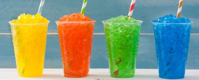 coloured slushies