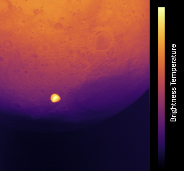 thermal view of deimos