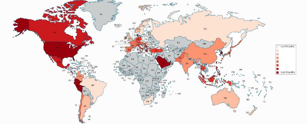 The Most Empathetic Countries in The World Have Just Been Ranked