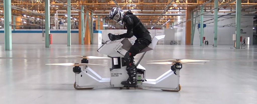 Watch The World's First Rideable Hoverbike In Flight : ScienceAlert